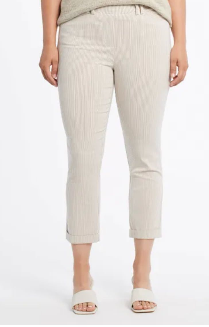 Sesame stripe cuff pant