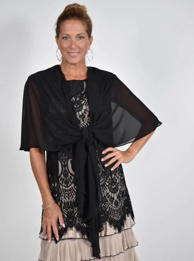 Black shawl
