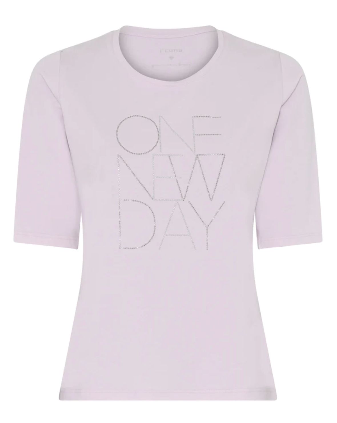 Pale Pink embellished t-shirt