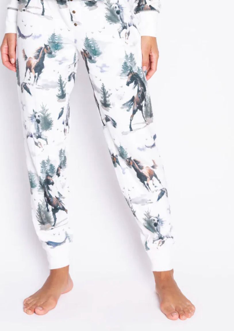Wild force print lounge Pant