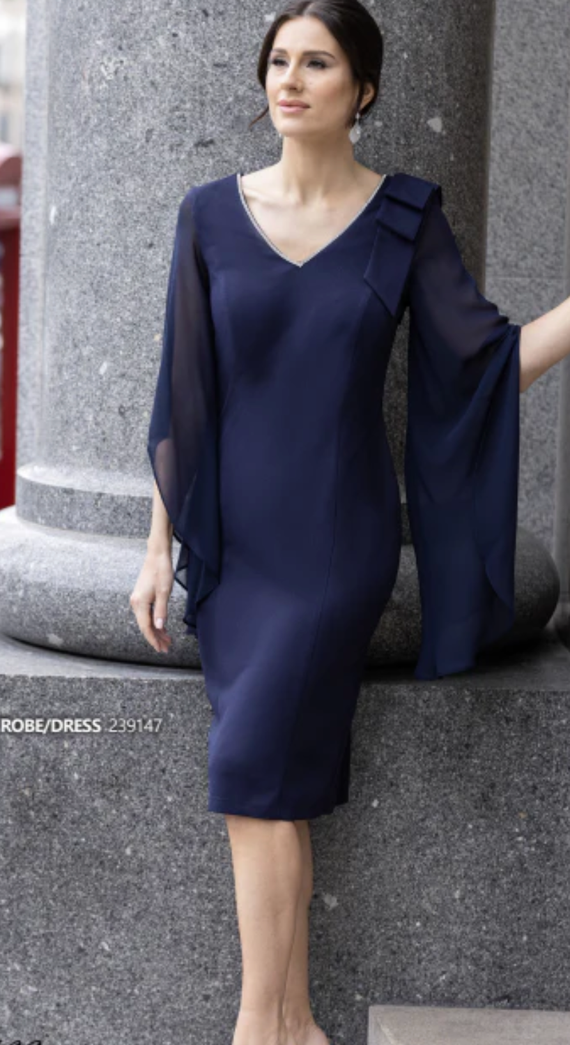 Navy short dress