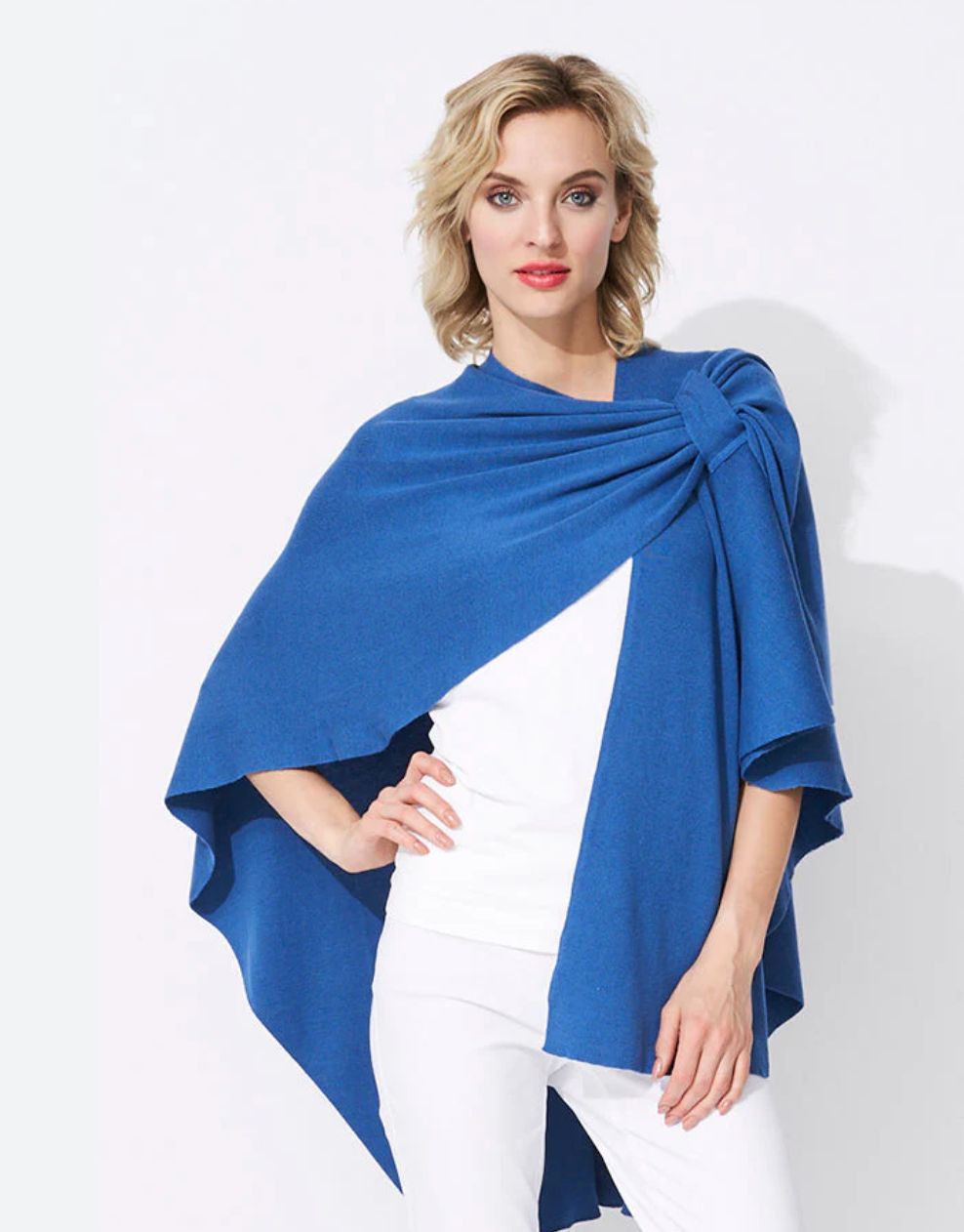 Glazed Sky travel wrap with hidden arm loop