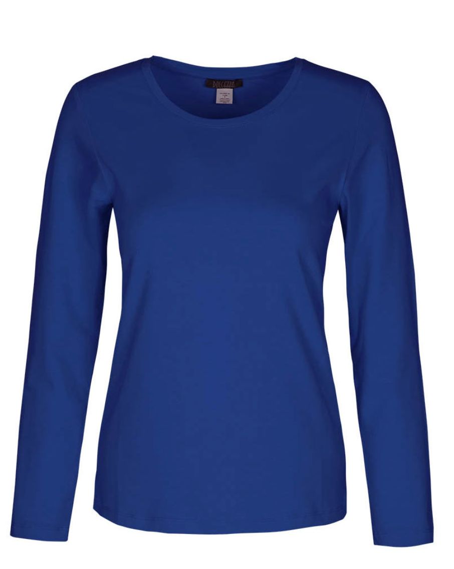 Royal blue long sleeve t-shirt