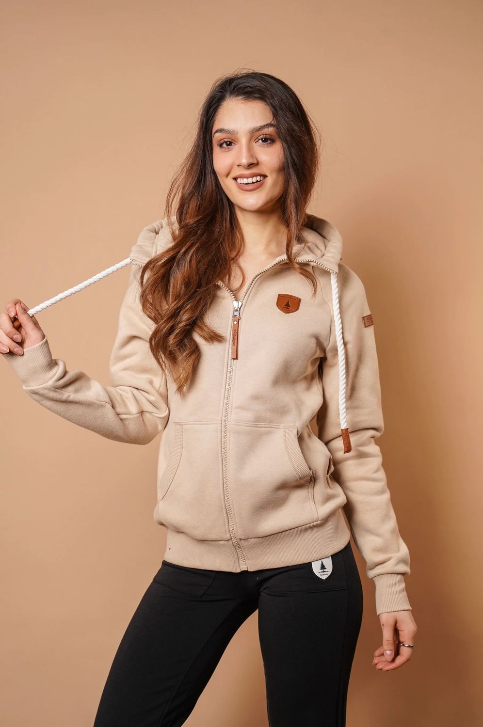 Hera/ Cord full zip hoodie