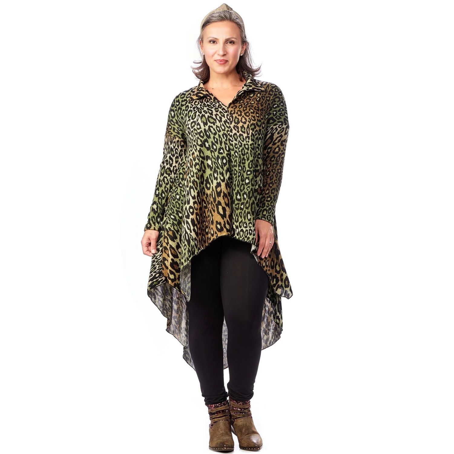 Shirt collar tunic