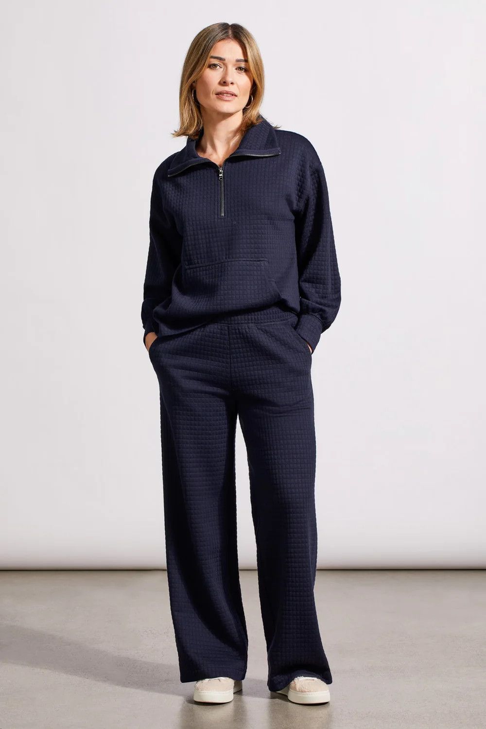 Quilted pull on pocket pant