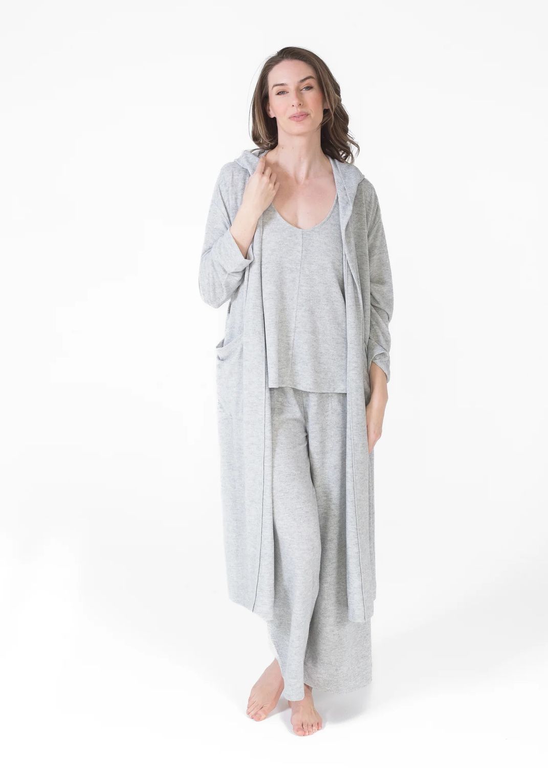 Hooded ultra soft robe