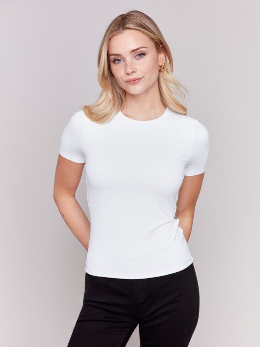 Double Clothe Knit T-shirt