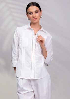 3/4 Linen Blouse 