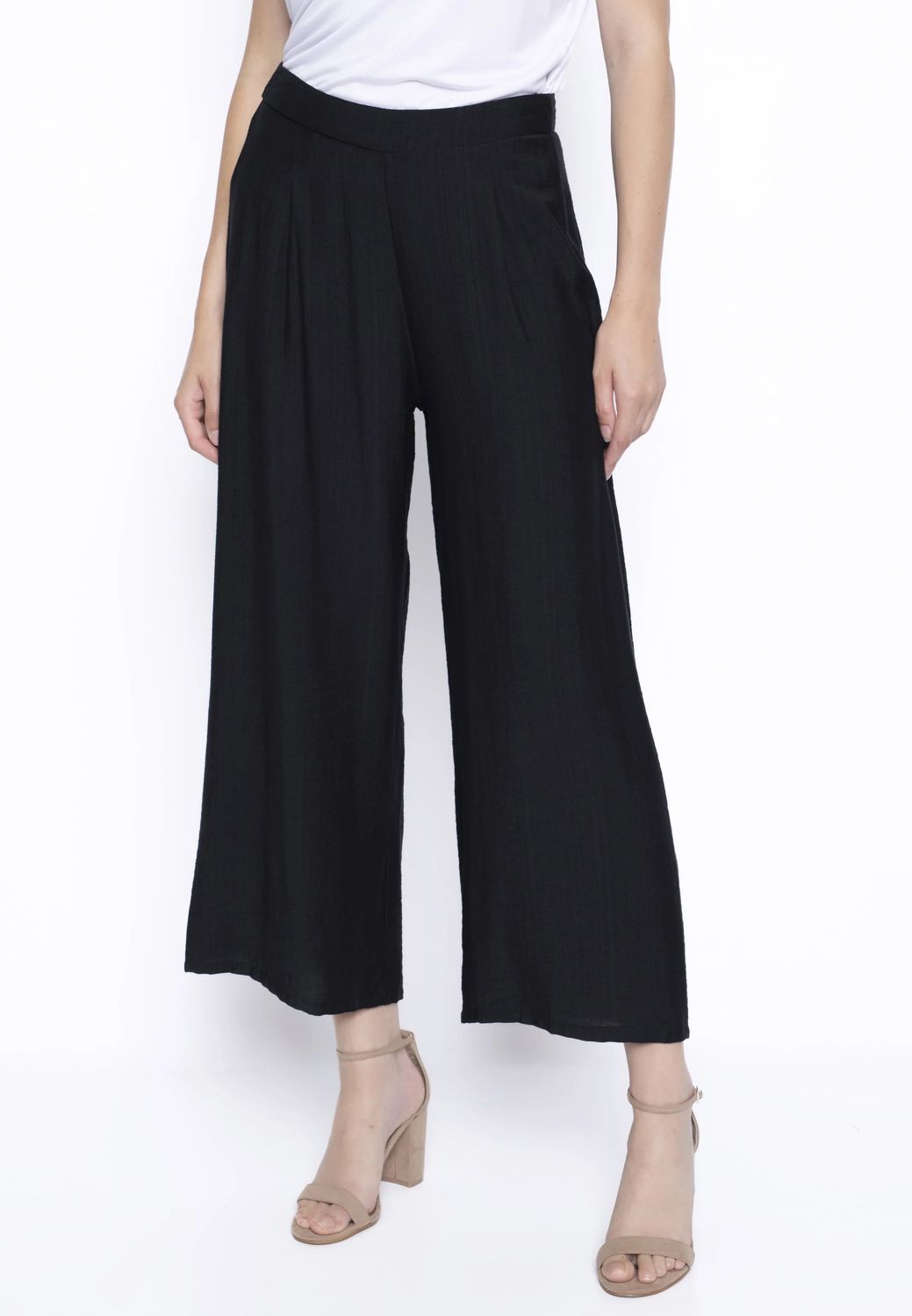Vegan Silk Wide Leg Pant