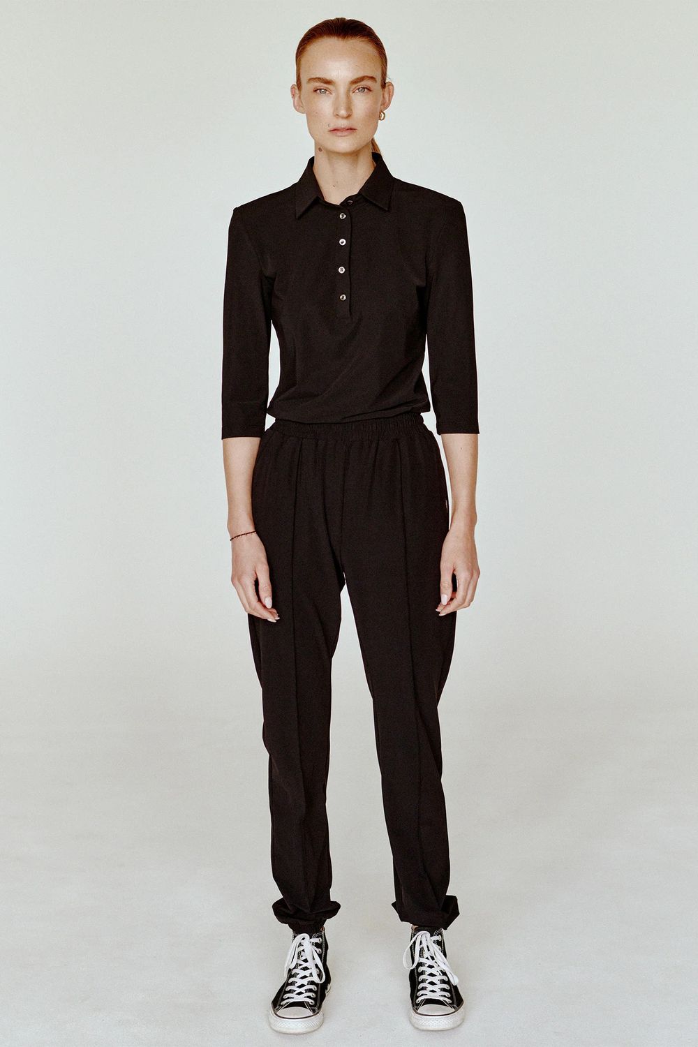 Pin Tuck Relax Fit Pant