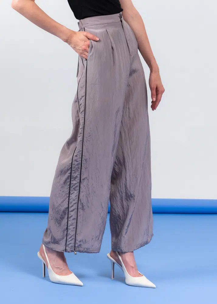 Metallic Parachute Pant
