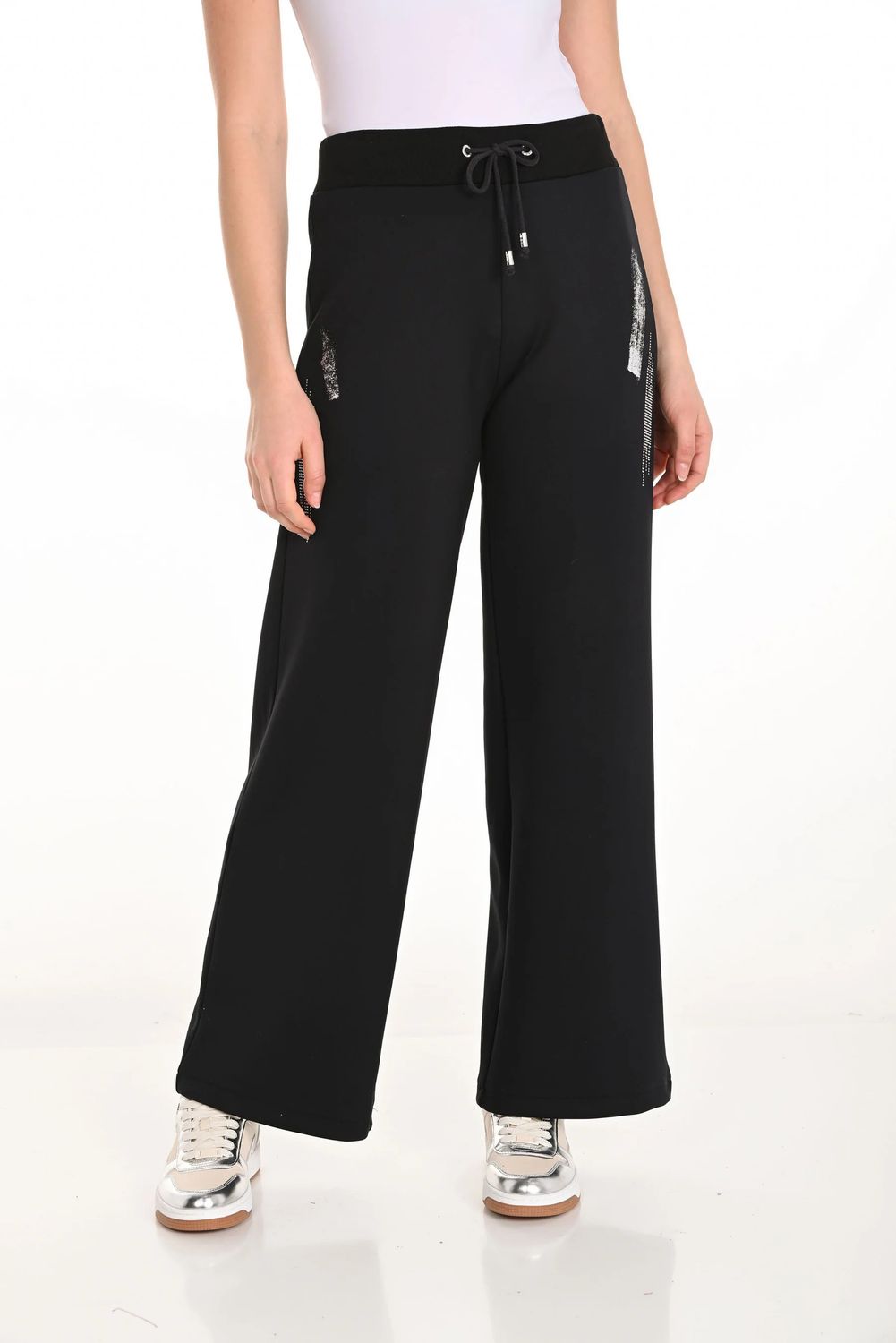 Elevated Knit Pant w/ Jewel Accents