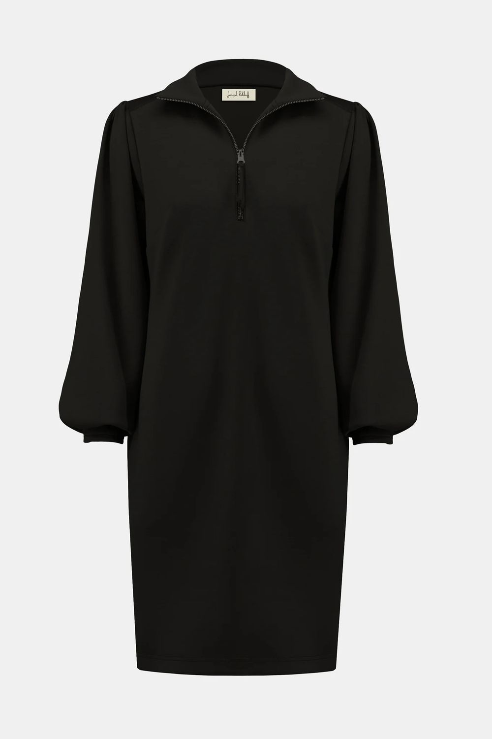 High-Neck Bodycon Scuba Jersey Mini