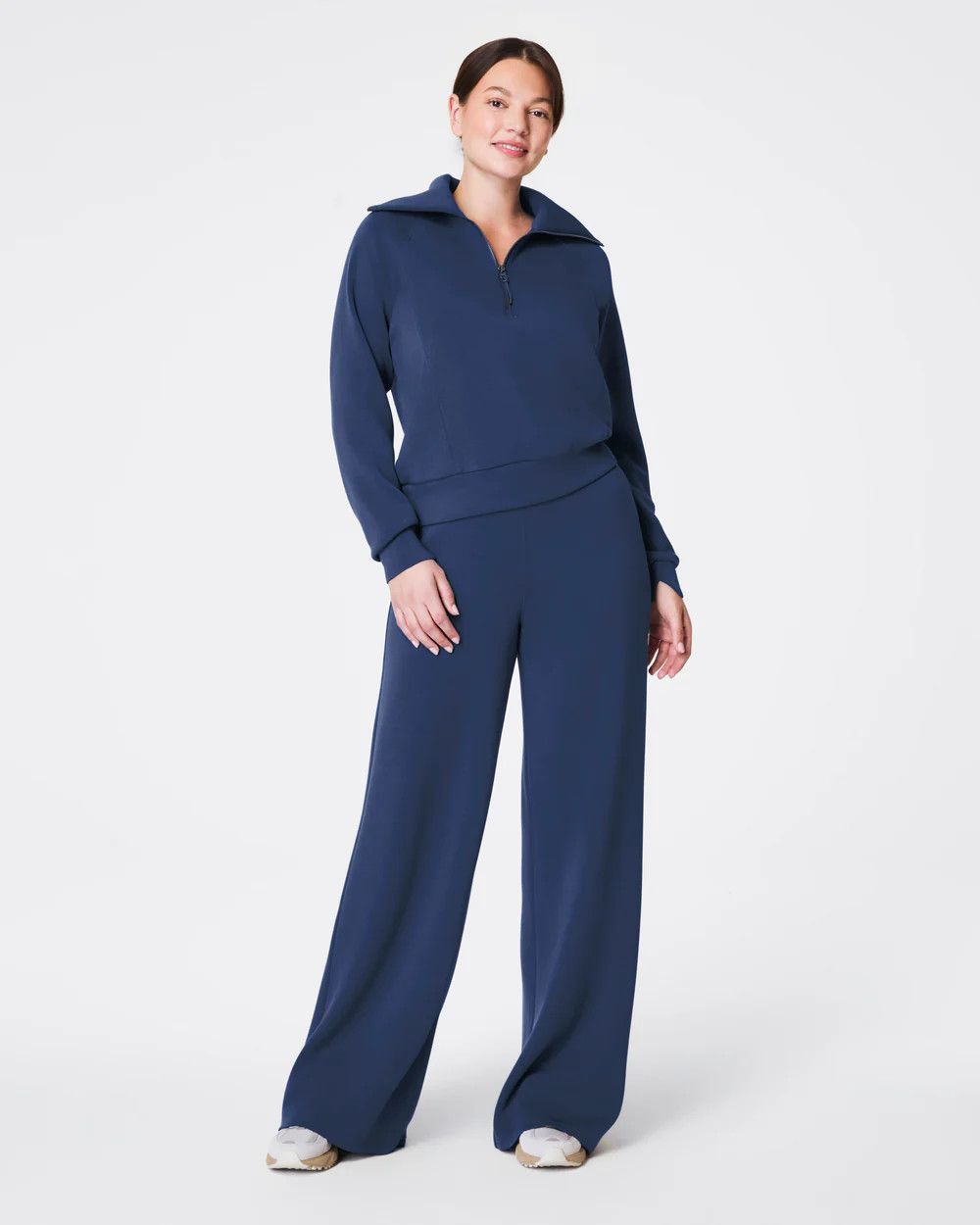 AirEssentials Wide Leg Pant, Color: Timeless Navy, Size: S