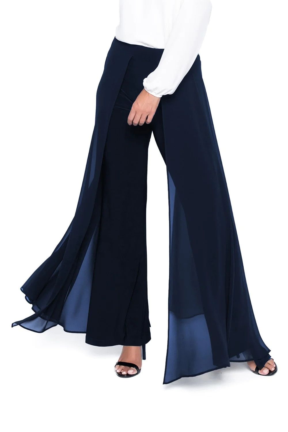 Midnight  palazzo panel pant, Size: 10