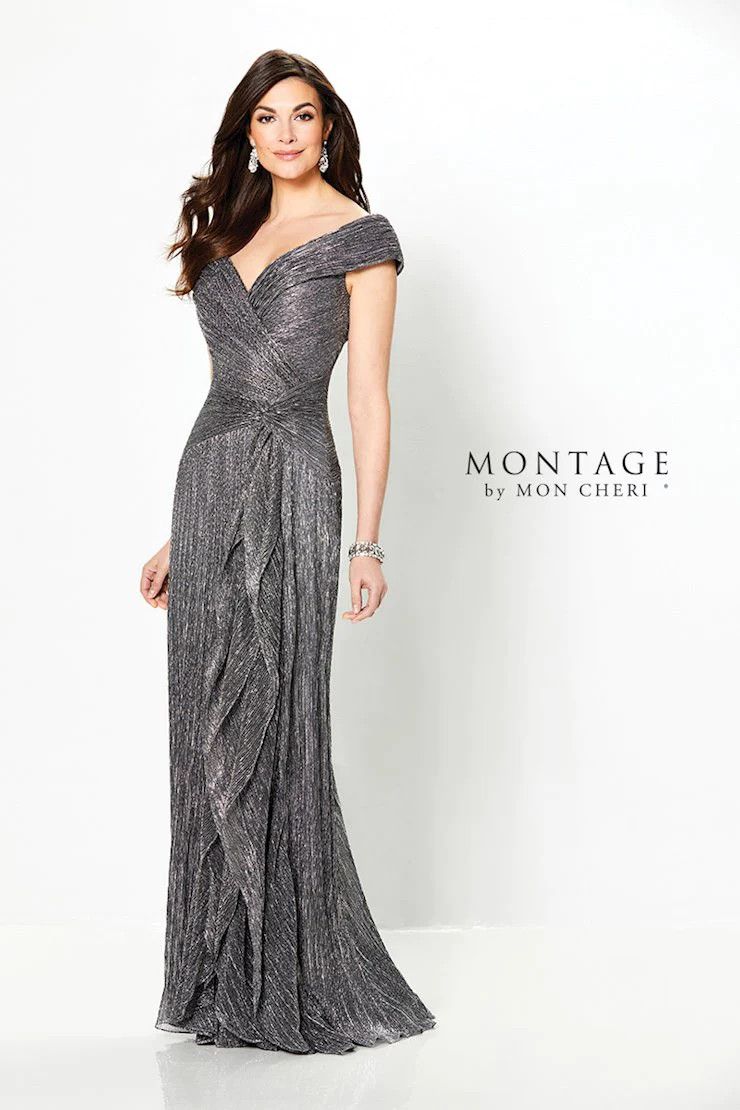 Stunning asymmetrical ruched bodice gown, Color: Gunmetal, Size: 8