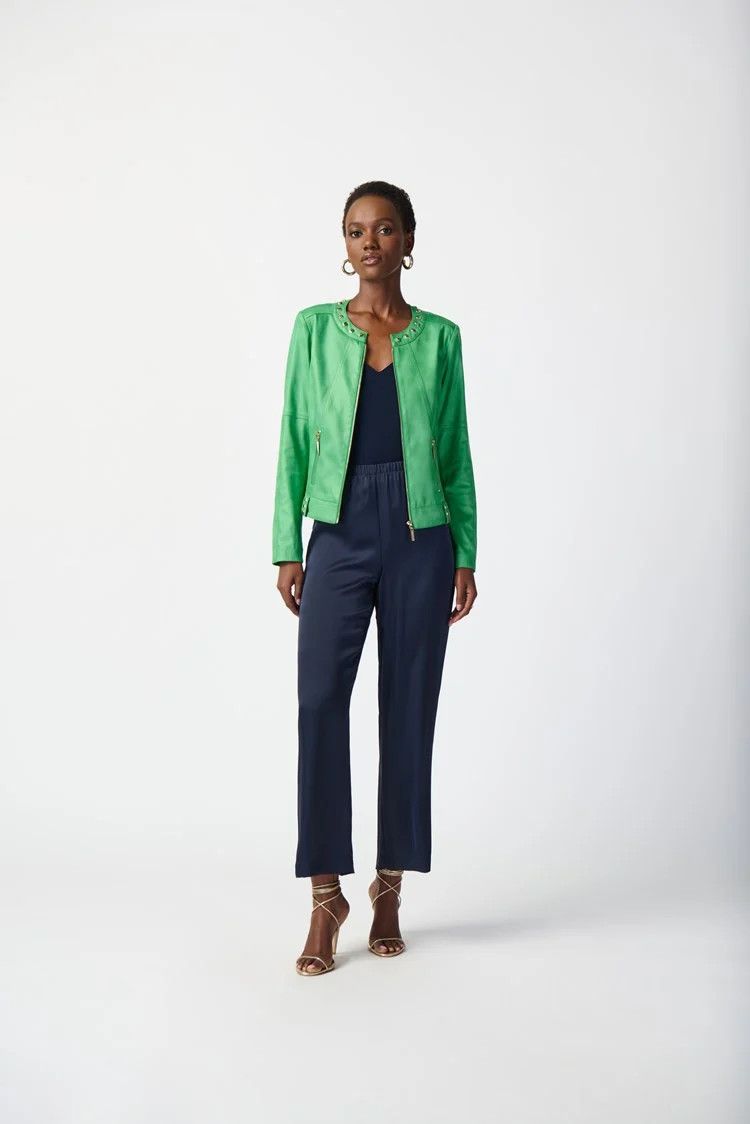 Foiled suede jacket , Color: Island Green, Size: S