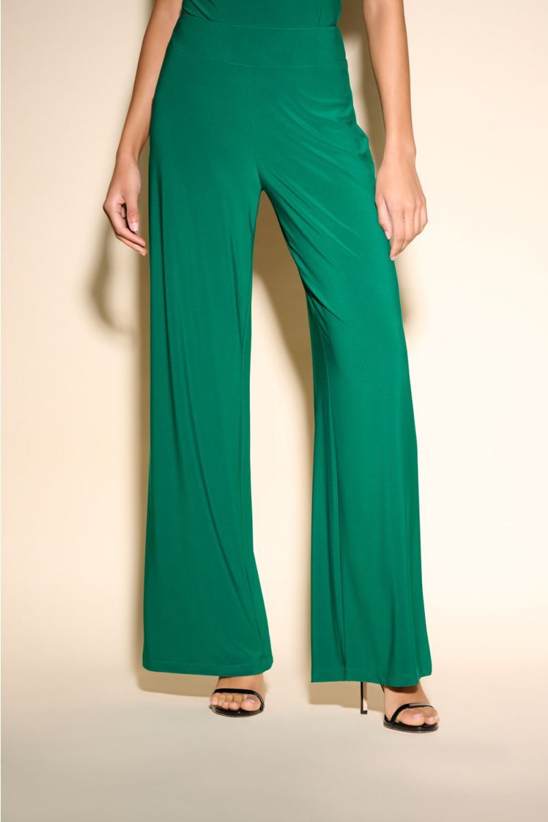 High rise flared pant, Color: Emerald, Size: 8