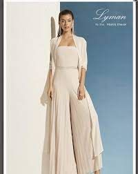 Sleeveless jumpsuit w/ long duster, Color: Sand, Size: 10