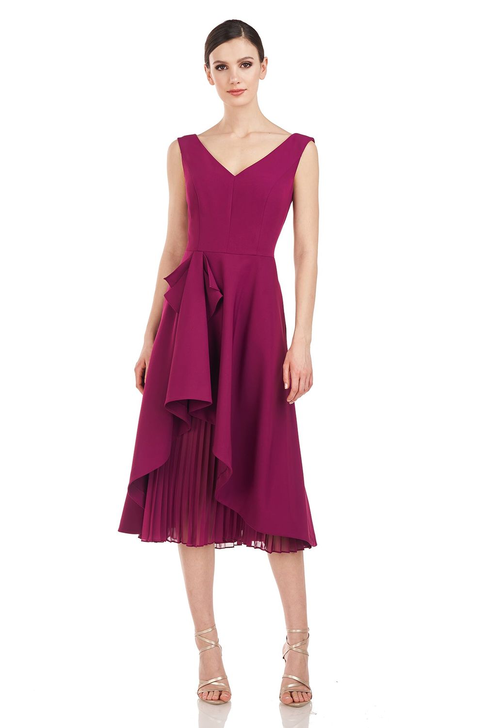 Portrait neck line, Color: Boysenberry, Size: 12