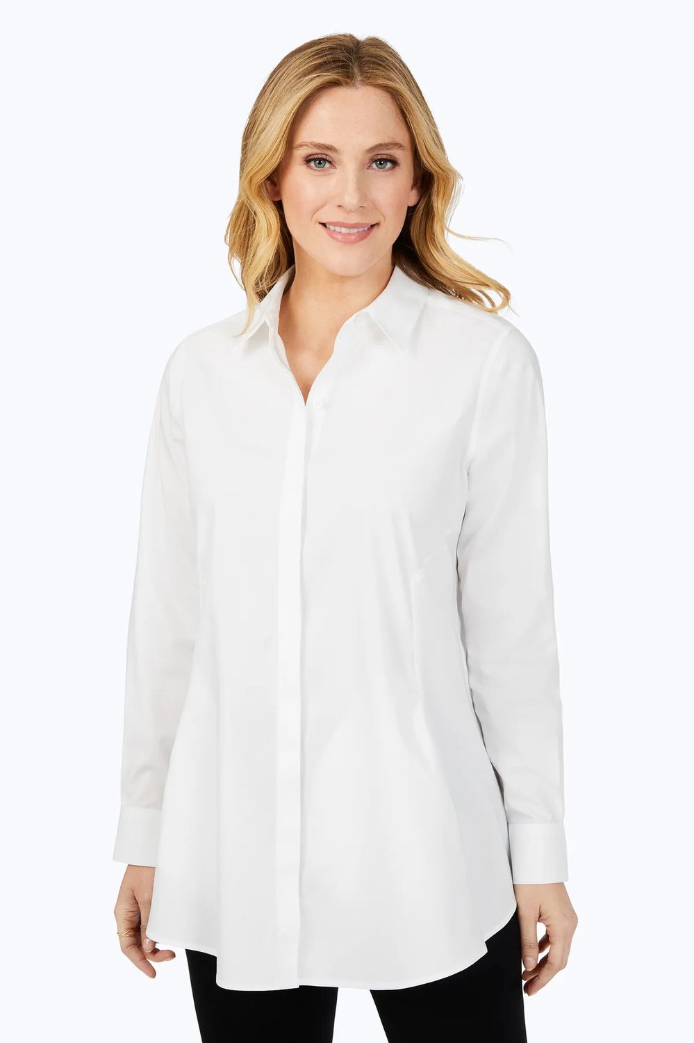 Aline pocket blouse , Color: White, Size: 12