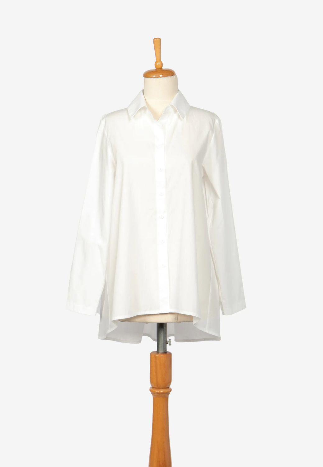 Poplin basic blouse, Color: Ecru, Size: 3