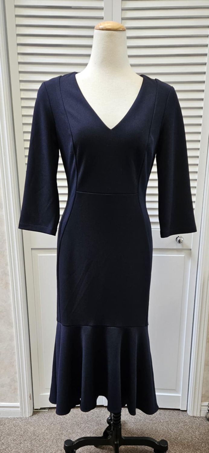 Ruffle mermaid midi, Color: Midnight, Size: 6