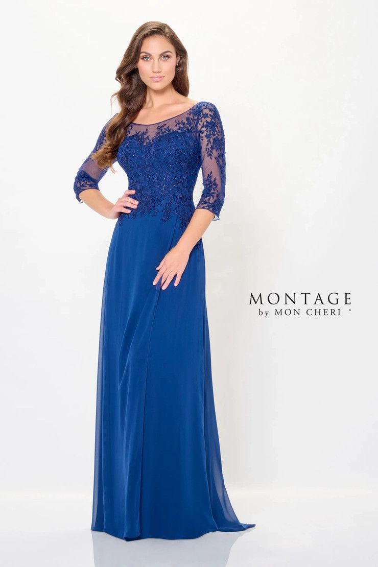 Embroidered lace bateaux neck 3pc sheer overlay, pant, skirt, Color: Blue Willow, Size: 20