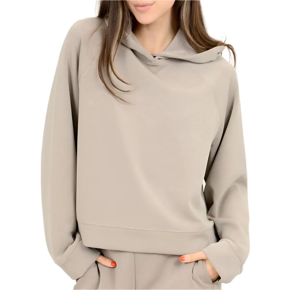 Pristine modal hoodie, Color: Nomad, Size: M