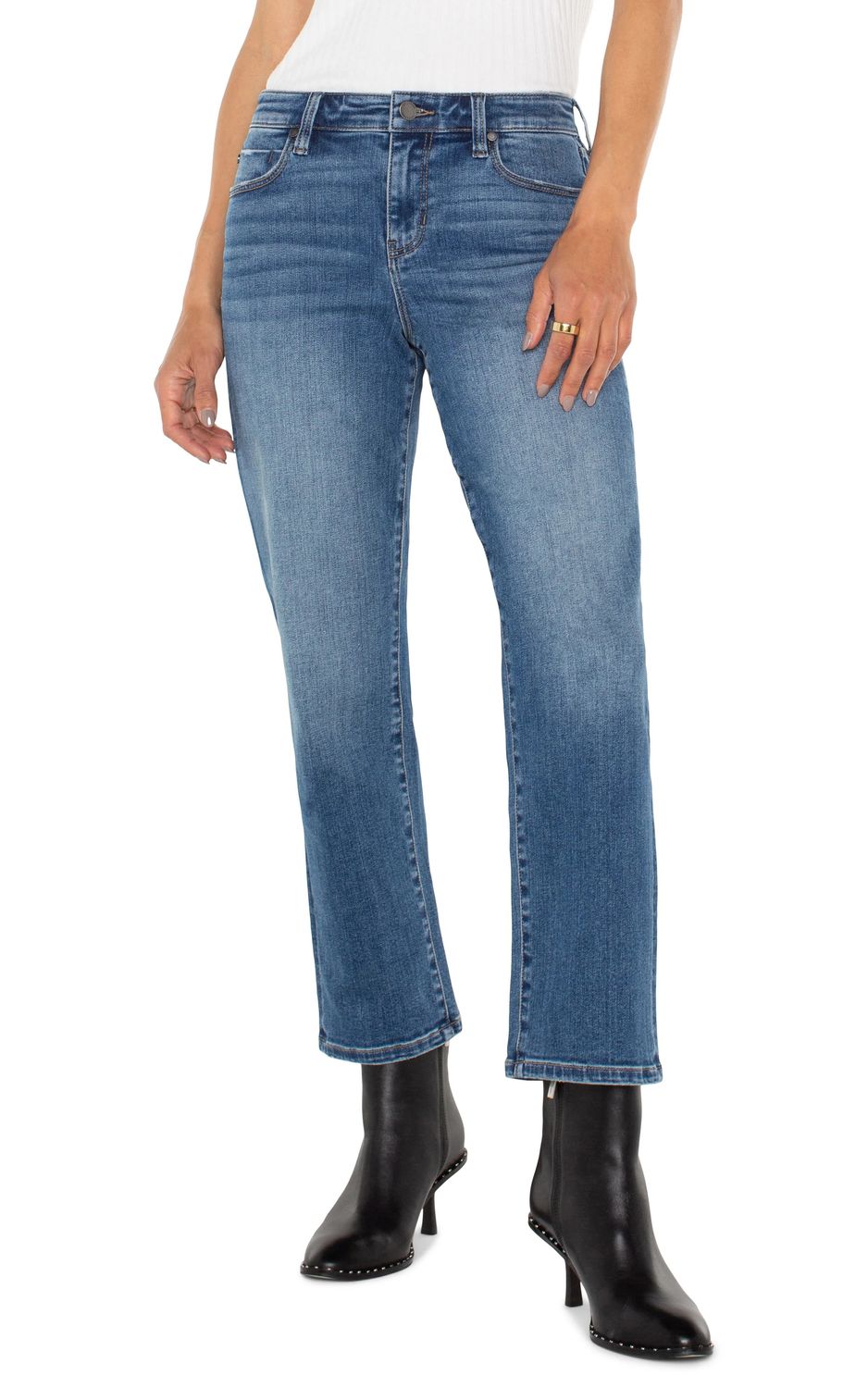 Vintage crop jean , Color: Mcallaster, Size: 8