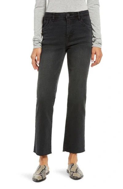 Bennet skyrise raw hem jean, Color: Dk. H- Grey, Size: 10