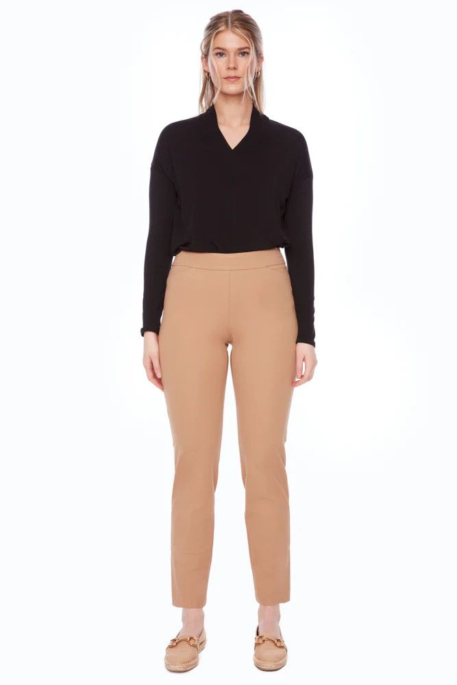 Pull-on compression pant, Color: Latte, Size: 10