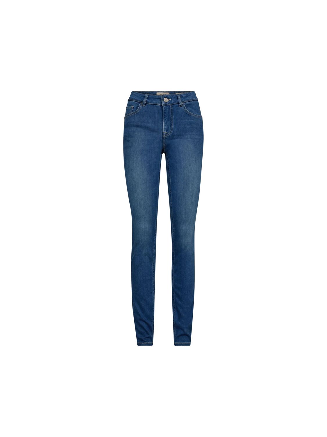 Deluxe Skinny Jean , Color: Dk. Blue, Size: 6 (28)