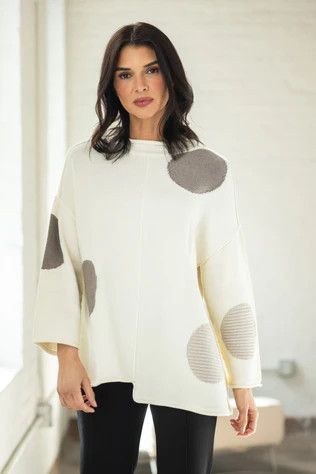 Circle Back Tunic, Color: Winter White, Size: XS