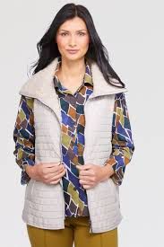 Cozy Cabin Vest, Color: Cloud, Size: XS