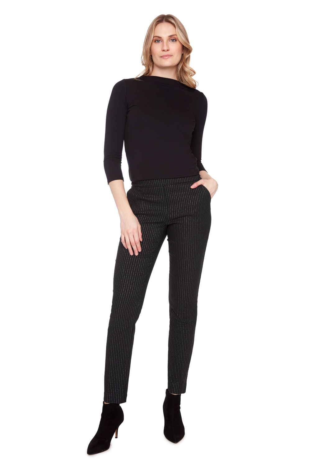 Glitz Techno Pant , Color: Black/ Silver, Size: 6