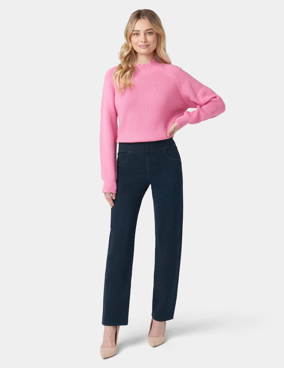 Game- Changing High- Rise Denim Legging 