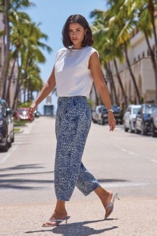 Printed Barrel Pant , Color: Party Animal, Size: 6