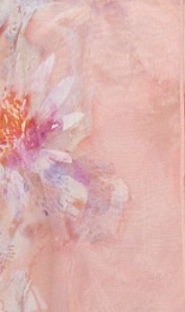 Floral Off-Shoulder Empire Waist Gown , Color: Blush/ Pink, Size: 8