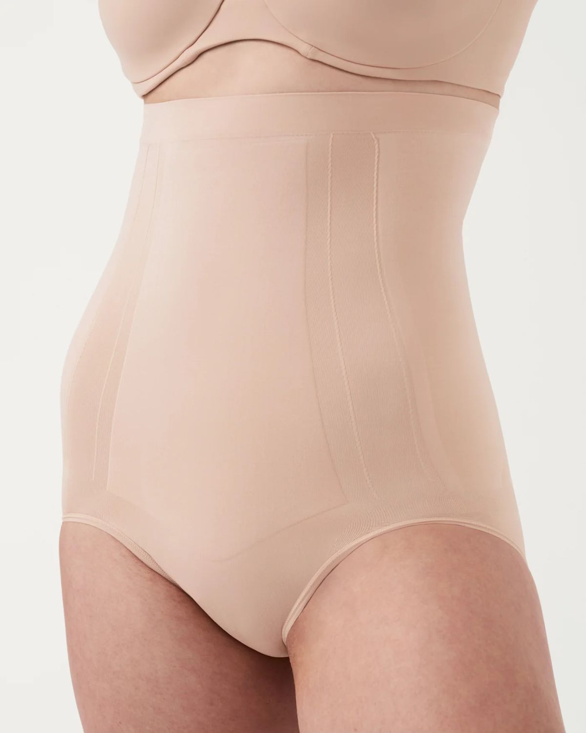 Spanx Sculpt High-Waist Brief , Color: Soft Oat Nude, Size: O/S