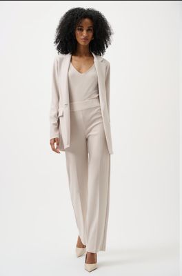 High- waist flare jersey panbt 