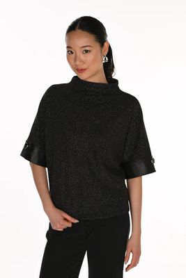 Chic Metallic Pullover