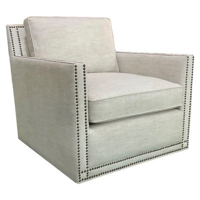 LANDON SWIVEL CHAIR KW LINEN