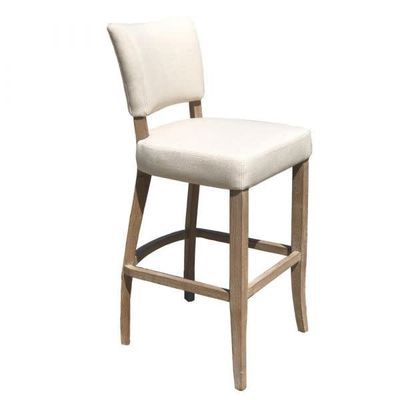 SASHA BAR STOOL - NATURAL ECRU