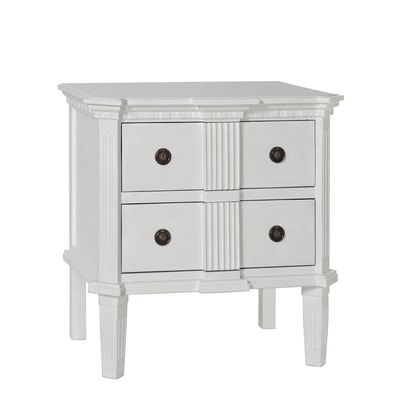 MIA FLUTED CHEST - VINTAGE PLASTER
