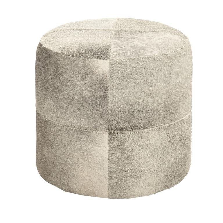 ROUND HIDE OTTOMAN/STOOL