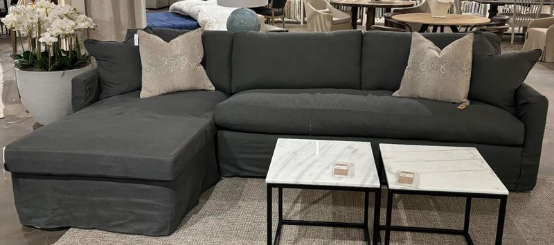 LEFT SIDE CHAISE/RIGHT SIDE LOVESEAT 2 PIECE SECTIONAL