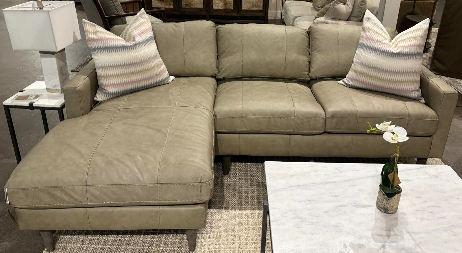 LEFT SIDE CHAISE/RIGHT SIDE LOVESEAT 2 PIECE SECTIONAL