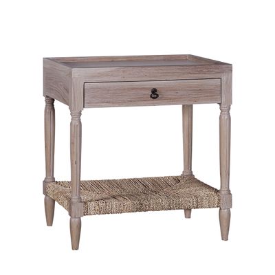 PHILIPE SIDE TABLE - WHITE WASH